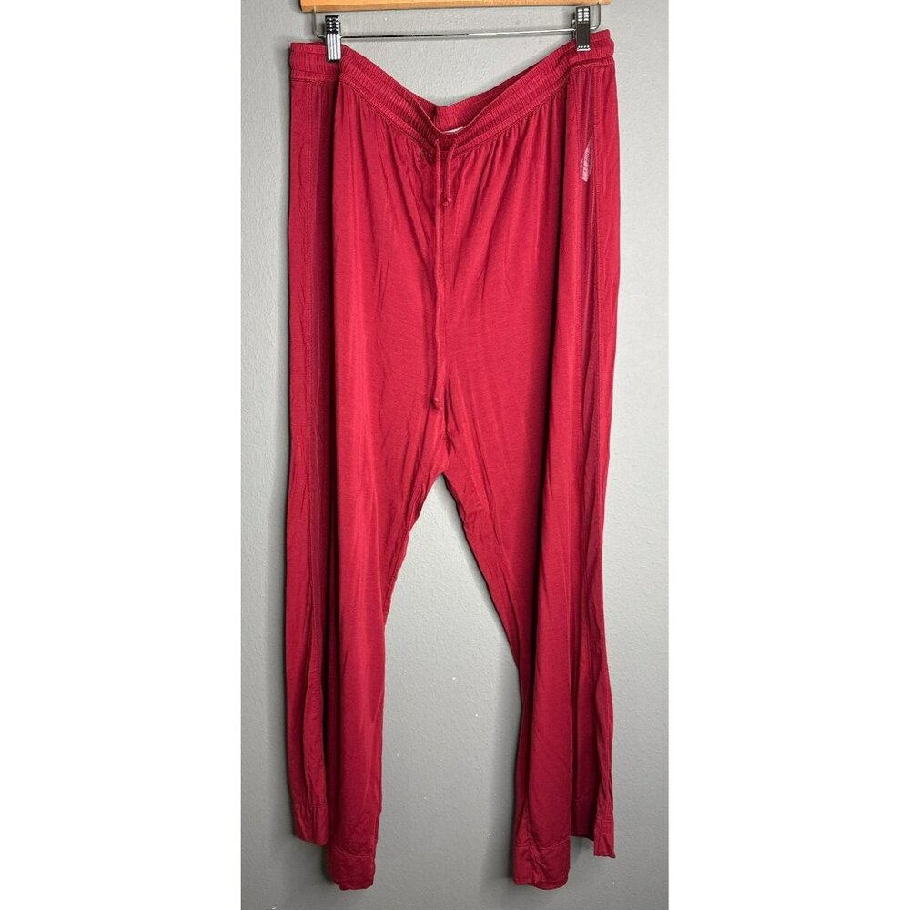 Honey Love 1X Plus Drawstring Pajama Lounge Bliss Pants Red Like New